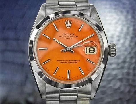 rolex orange zeiger|Rolex watch.